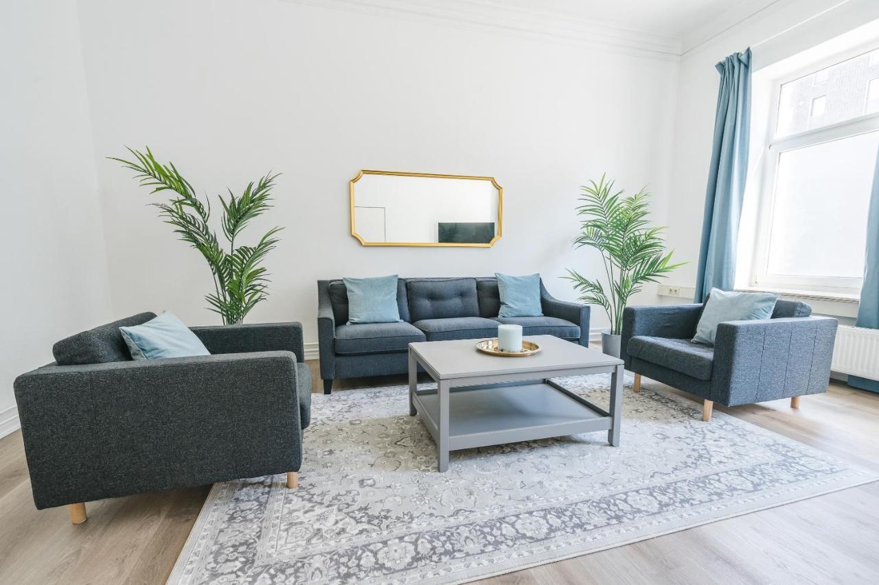 Zentral Gelegenes Premium-Apartment Mit Viel Tageslicht Hamburg Bagian luar foto